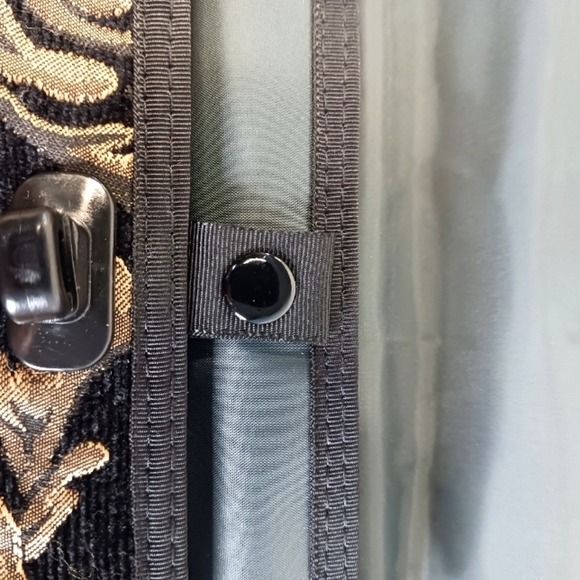 Danny K Crossbody Handbag Handmade USA Corduroy Tapestry Paisley - Picture 14 of 15